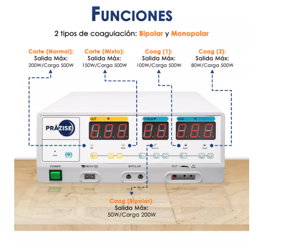ELECTROCAUTERIO DE ALTA FRECUENCIA 200 W - Imagen 3