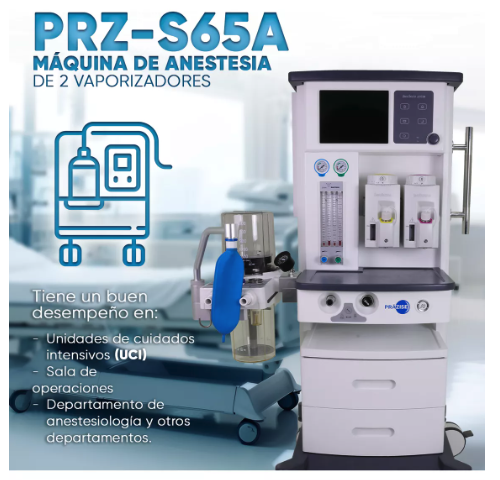 MAQUINA DE ANESTESIA 2 VAPORIZADORES - Imagen 2