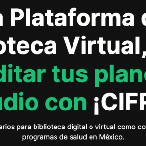 PLATAFORMA DE BIBLIOTECA VIRTUAL (CUMPLE CON LA GUÍA CIFRHS)